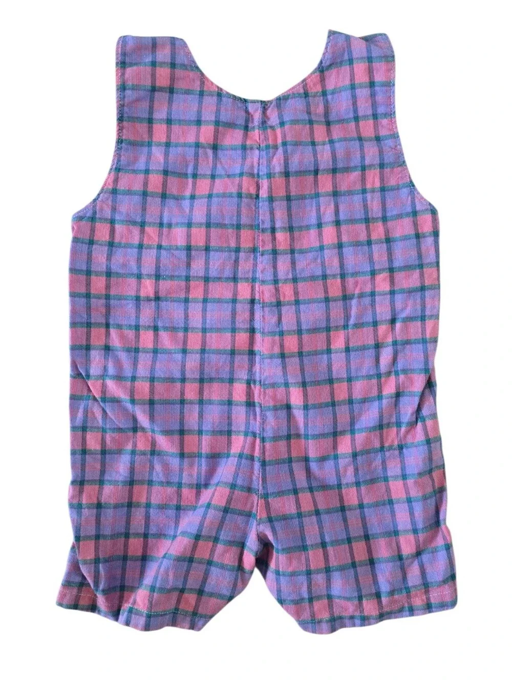 Vintage L.L.Bean Baby Plaid Shortalls